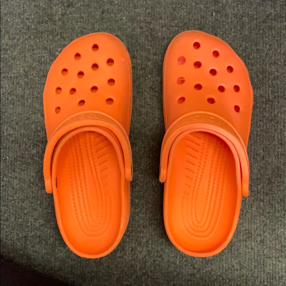 Orange CROCS